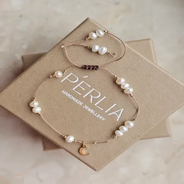 Bransoletka minimalistyczna perełka | PERŁA