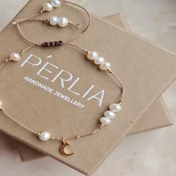 Bransoletka minimalistyczna perełka | PERŁA