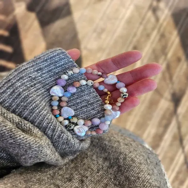 Naszyjnik z serduszkami | PERŁA