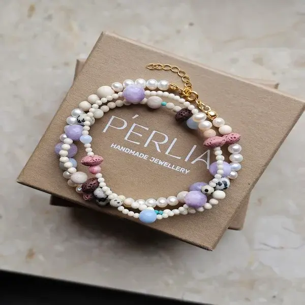 Bransoletka | KAMIEŃ RZECZNY JADEIT JASPIS