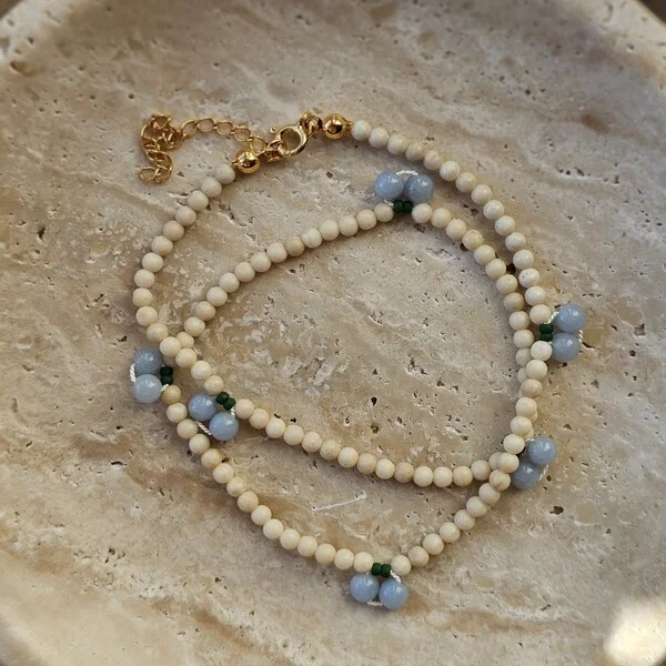 Naszyjnik owocowy | KAMIEŃ RZECZNY, ANGELIT