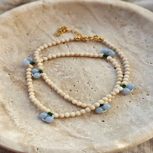 Naszyjnik owocowy | KAMIEŃ RZECZNY, ANGELIT