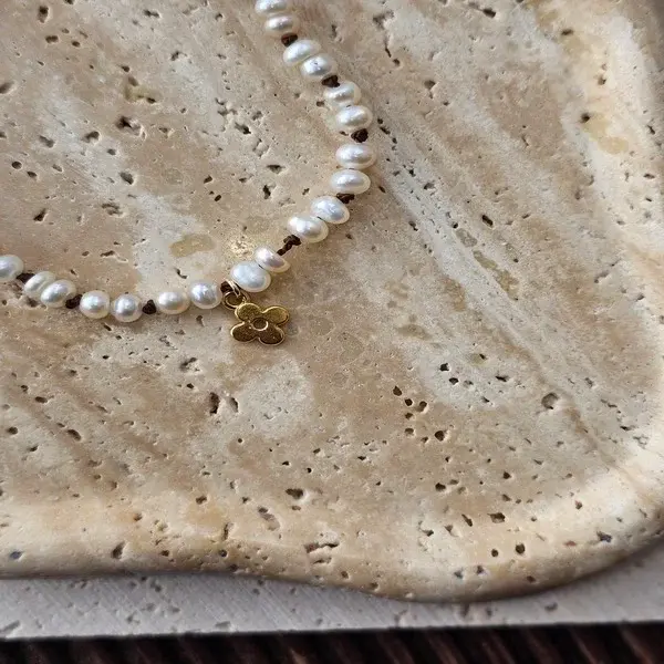 Bransoletka z kwiatkiem | PERŁA