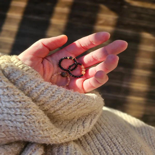 Pierścionek | KAMIEŃ SŁONECZNY, TURMALIN