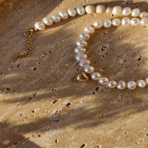 Naszyjnik | PERŁA, KAMIEŃ RZECZNY