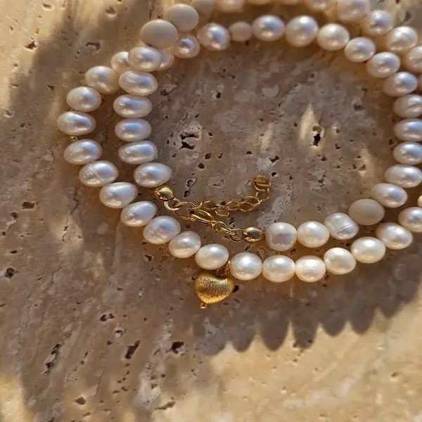 Naszyjnik | PERŁA, KAMIEŃ RZECZNY