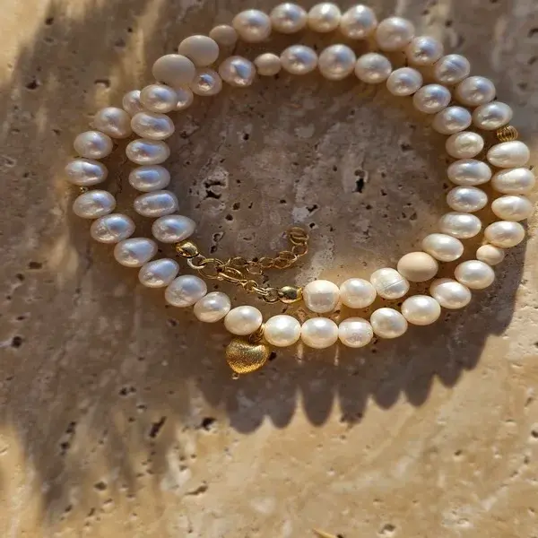 Naszyjnik | PERŁA, KAMIEŃ RZECZNY