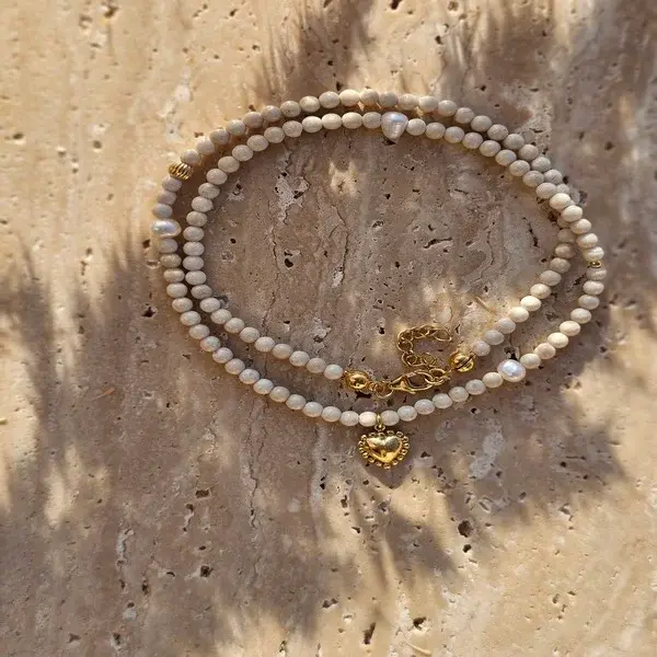 Naszyjnik | KAMIEŃ RZECZNY, PERŁA