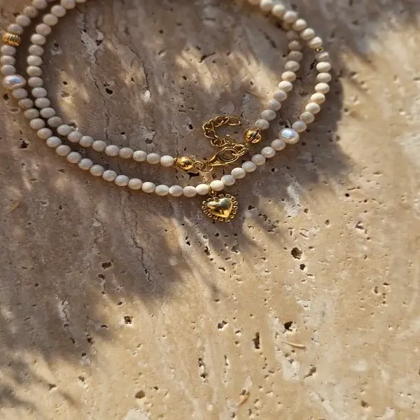 Naszyjnik | KAMIEŃ RZECZNY, PERŁA