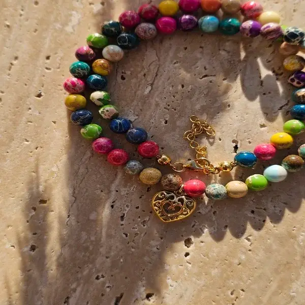 Naszyjnik | KOLOROWY JASPIS