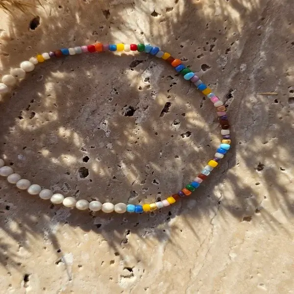 Bransoletka | KAMIEŃ RZECZNY, koraliki toho