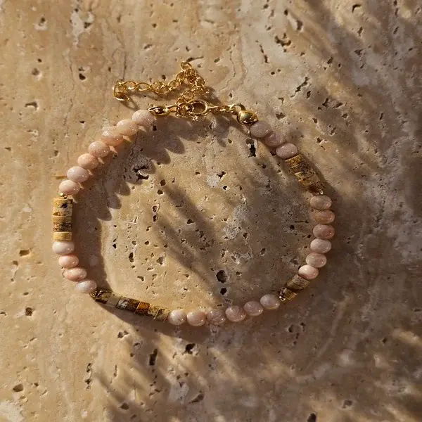 Bransoletka | KAMIEŃ SŁONECZNY, JASPIS