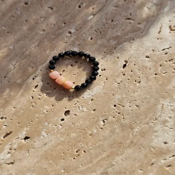 Pierścionek | TURMALIN, OPAL