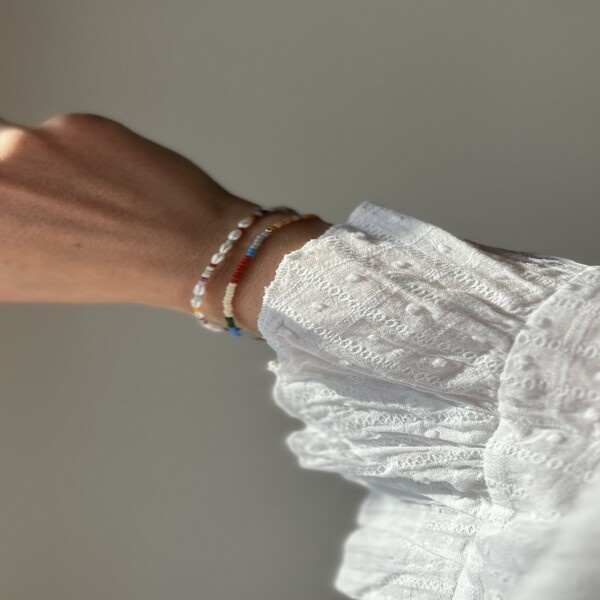 Bransoletka z kolorowych koralików